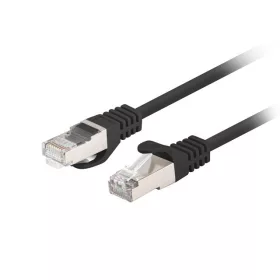   Patchcord Cat.6 FTP 1,5m 10 db-os csomag Fluke szabványnak megfelelő, fekete