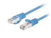 Patchcord Cat.6 FTP 1m 10 db-os csomag Fluke Passed kék