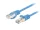 Patchcord Cat.6 FTP 1m 10 db-os csomag Fluke Passed kék