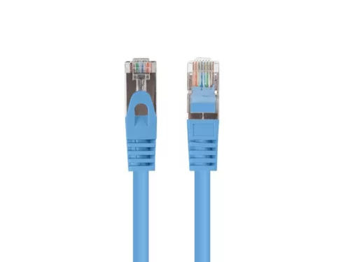 Patchcord Cat.6 FTP 1m 10 db-os csomag Fluke Passed kék