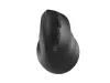 Crake 2 vezeték nélküli függőleges egér 2400 dpi bluetooth 5.2 + 2.4ghz fekete