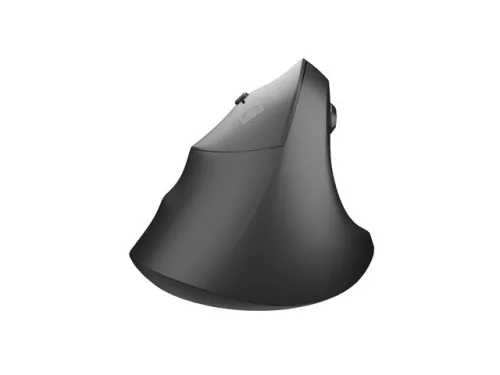 Crake 2 vezeték nélküli függőleges egér 2400 dpi Bluetooth 5.2 + 2.4 GHz balkezes fekete