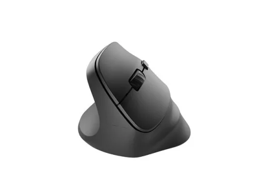 Crake 2 vezeték nélküli függőleges egér 2400 dpi Bluetooth 5.2 + 2.4 GHz balkezes fekete