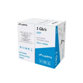 Lan kábel UTP 1gb/s 305m vezeték CCA fekete