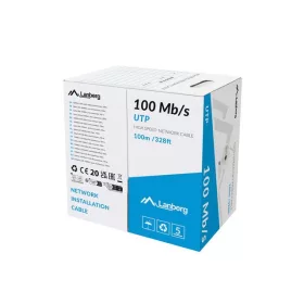 Lan UTP kábel 100mb/s vezeték kb. 100m szürke