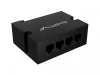 Kapcsoló DIN-FE4-30W 1xin 3xkimenet 100MB POE hosszabbító gyors ethernet DIN sínre 30W