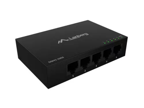 dsm1-1005 switch 5x 1gb/s nem menedzselt gigabites ethernet asztali 12v (fémházas)