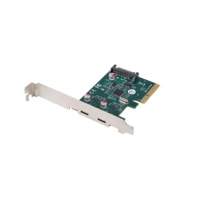  PCI express x1 hálózati kártya -> 2x USB-C 3.2 generációs 2x1 LED alacsony profilú