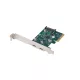 PCI express x1 hálózati kártya -> 2x USB-C 3.2 generációs 2x1 LED alacsony profilú