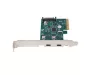 PCI express x1 hálózati kártya -> 2x USB-C 3.2 generációs 2x1 LED alacsony profilú