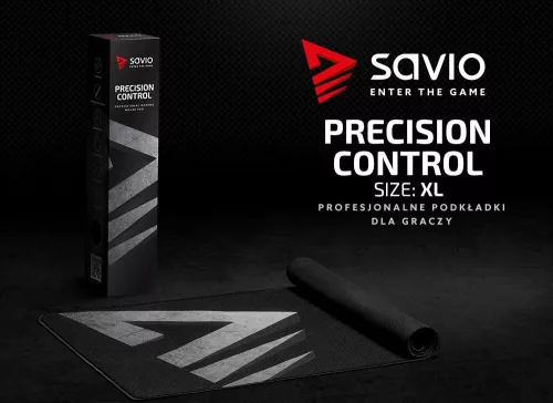 Savio egérpad, gamer, 900x400x3mm, precíziós vezérlés XL kivitelben