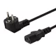 Tápkábel CEE 7/7 (e/f) - IEC C13, 5m, cl-181