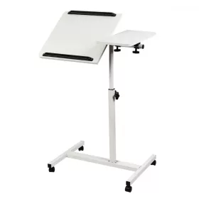   Maclean mobil asztali/laptop állvány, fehér, magasságállítás 59-89cm, max. 30kg mc-121 w