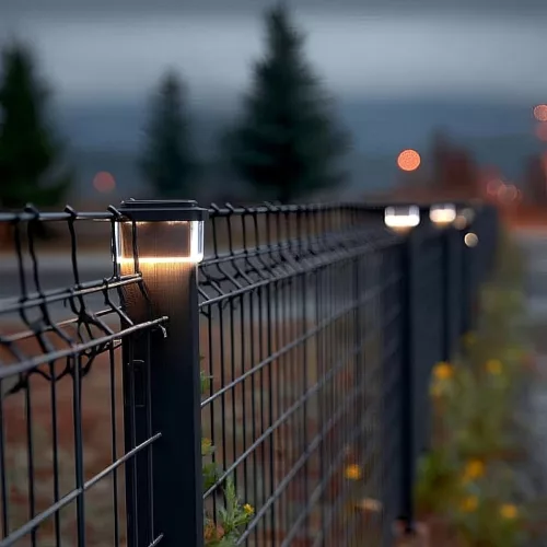 Napelemes LED lámpa oszlopra gb128 ww 100x100 mm 3200k