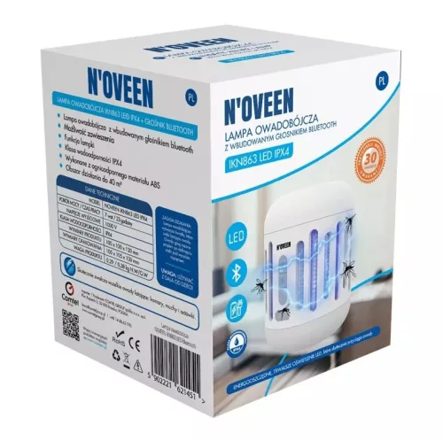Noveen IKN863 LED Bluetooth rovarirtó lámpa
