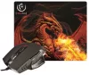 Red Dragon gamer egér + pad szett