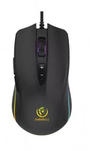 Predator szenzoros sunplus 190 vezetékes gamer egér, felbontás: 800/1600/2400/4800/6400 dpi, 7 gomb és görgő