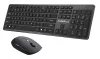 Vezeték nélküli billentyűzet + egér szett Maxim 2,4 GHz, 10 m hatótávolság, nano USB vevőegység, 104 QWERTY billentyű