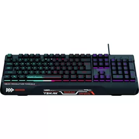   Shark teljes méretű RGB gamer billentyűzet beépített csuklótámasz vízálló kialakítással