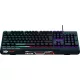 Shark teljes méretű RGB gamer billentyűzet beépített csuklótámasz vízálló kialakítással