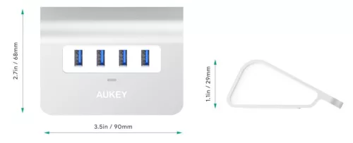 CB-H5 USB hub alumínium USB-A hub | 4xUSB 3.0 | 5Gbps
