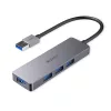 CB-H36 alumínium USB-A hub | ultravékony | 4 az 1-ben | 4xUSB 3.0 | 5Gbps