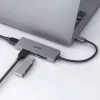 USB-C HUB CB-C63 alumínium | ultravékony | 4 az 1-ben | 3xUSB 3.1 | 1xMicroSD és SD kártyahely