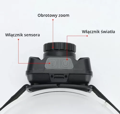 Libox lb0106 fejlámpa (450 m; hideg fehér)