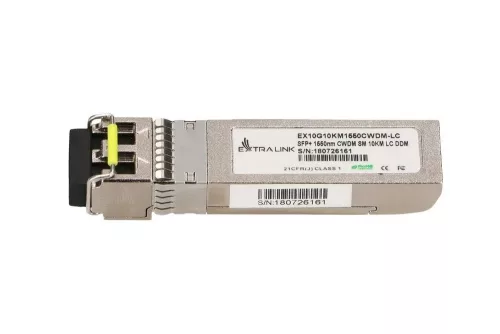 SFP+ CWDM modul, Extralink, 10 G, 10 Gbps, 1550 nm, 10 Km, LC