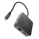 USB-C HUB GC 6 az 1-ben 3xUSB 3.0, HDMI, RJ45 (Ethernet), USB-C PD