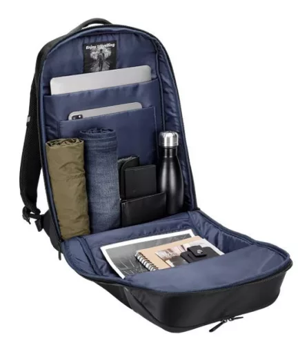 15,6 hüvelykes aktív 15"-os laptop hátizsák, fekete