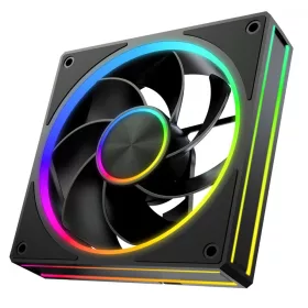 Volcano Loop Reverse ARGB 120 ventilátor, fekete