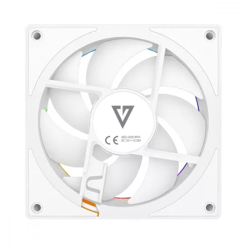 Volcano Loop Reverse ARGB 120 ventilátor fehér