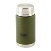 Ebédtermosz rozsdamentes acél kanállal, m-tac olive színben, 750 ml űrtartalommal.