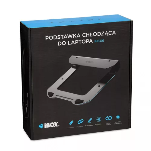Laptop állvány RGB USB 3.0 NC06 17.6"