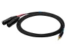 SSQ mixlr3 - 3,5 mm-es sztereó jack - 2x XLR apa