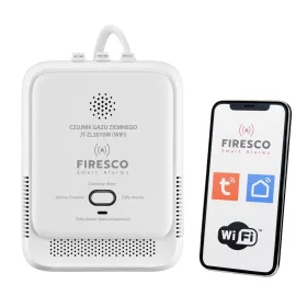   JT-ZL2010W földgázérzékelő Tuya/Smart Life kommunikációs funkcióval, Gázérzékelő beépített Wi-Fi csatlakozómodullal, Földgázérzékelő