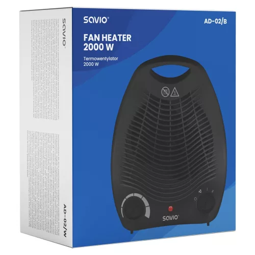Ventilátoros fűtőberendezés 2000 W-os AD-02/B