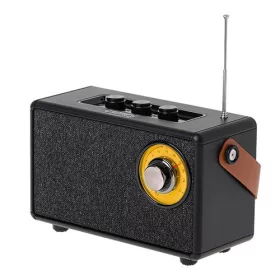 Bluetooth hangszóró CR1902 FM USB-C fekete