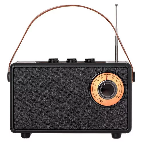 Bluetooth hangszóró CR1902 FM USB-C fekete