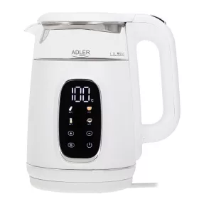 Adler AD 1305 elektromos vízforraló fehér és ezüst
