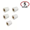 Bstech hőcímkék, 60x40 mm, 1000 darabos tekercsben kaphatók. Mennyiség belső csomagonként: 5 darab, fehér, zebra.