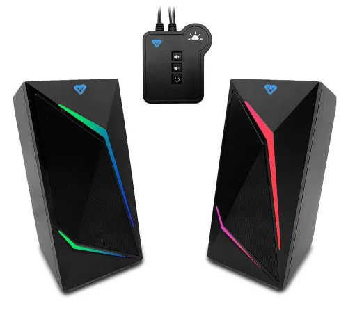 Cobra Pro Urion 2.0 MT3172 Gamer hangszórók/Line-in/Bluetooth 5.0/RGB/Vezérlőmodul/Jack 3.5/USB/RMS 8W/PMPO 320W