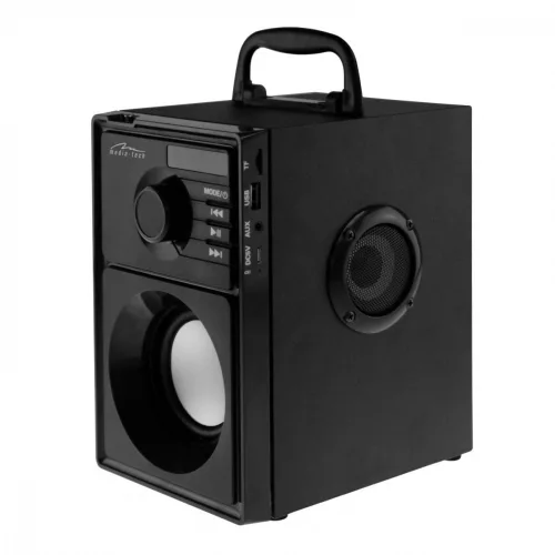 Boombox hangszóró ezüst MT3179 bluetooth 5.1+edr/fm/mp3/microsd/usb/aus/pilot/usb-c/led/rms 15w/pmpo 600w