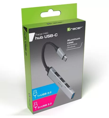 USB 3.0 hub h40 4 port, USB-C