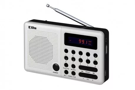 Rádió Pliszka USB, FM fehér
