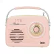 Radio luiza retro sp-11 mp3 usb sd rózsaszín