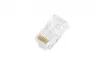 RJ45 (8p8c) átvezető dugó, cat.5e, árnyékolatlan, AWG 26-24, 100 db-os csomag