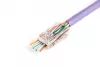 RJ45 (8p8c) átvezető dugó, cat.6, árnyékolatlan, AWG 26-24, 100 darabos csomag.