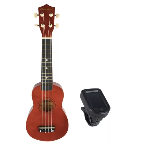 Suprimo UK21 szett dw - szoprán ukulele 21" sötét
